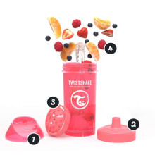 Twistshake Art.78031 Peach Anti-koliku barošanas pudele 180 ml