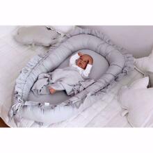 „La Bebe ™ Babynest Art.103004“ geltonos spalvos citrinos lizdas - kokonelis naujagimiams