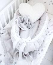 „La Bebe ™ Babynest Art.103004“ geltonos spalvos citrinos lizdas - kokonelis naujagimiams