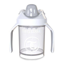 „Twistshake Mini Cup“ 78053 baltas butelis su snapeliu nuo 4+ mėnesių, 230 ml
