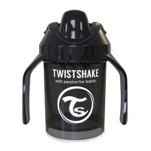 „Twistshake Mini Cup“ 78057 juodas butelis su snapeliu nuo 4+ mėnesių, 230 ml