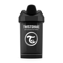 „Twistshake Crawler Cup“ art. 78067 Juodas butelis su snapeliu nuo 8+ mėnesių, 300 ml