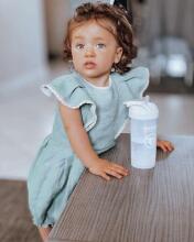 „Twistshake Straw Cup“ art. 103069 juodas butelis su šiaudais nuo 6 + mėnesių, 360 ml