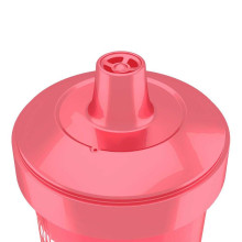 Twistshake Kid Cup Art.78279 Pastel Pink Pudelīte ar snīpi no 12 +mēn, 360 ml