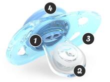 Twistshake Pacifier Art.78289 Pastel Pink