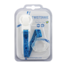 Twistshake Pacifier Clip Art.78097 Green Māneklīša ķēde (Knupja turētājs) ar klipsi