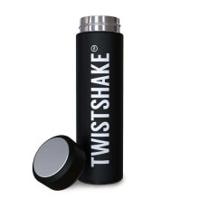 „Twistshake Hot & Cold“ 78113 juodas termosas iš nerūdijančio plieno 420ml