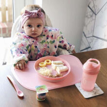Twistshake Plate Art.78159 Pastel Pink