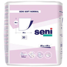 Seni Soft Normal Art.103312  Пеленки одноразовые впитывающие 30 шт. 60x60 см