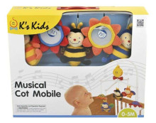 K's Kids Clever Be Musicale Mobile Art.KA10322 mūzikalais karuselis