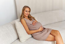 Doctornap Night Dress Art.7460 Beige  medvilnės motinystės / maitinimo naktiniai marškiniai