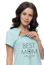 Doctornap Best Mom Art.TCB.9081  Blue Grey  Ночная рубашка для беременных / кормления