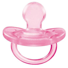 Chicco Physio Soft Love  Art.73310.11 Pink Fizioloģiskās formas māneklītis silikona māneklītis 0-6mēn.