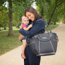 „Babymoov Daily Bag“ krepšys juodas Art.A043585 Didelis, patogus ir stilingas krepšys motinoms
