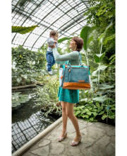 „Babymoov“ krepšys „Essential Petrol Art.A043553“ Didelis, patogus ir stilingas krepšys motinoms