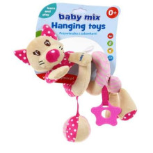 BabyMix Cat Art.33260 žaislinė spiralė vežimėliui / lovai / automobilio sėdynei Kat