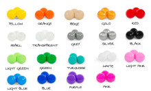MeowBaby® Color Round Art. 104054 Rožinis sausas baseinas su kamuoliukais (200vnt.)