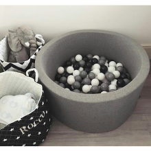 MeowBaby® Color Round Art.104181 Dark Grey