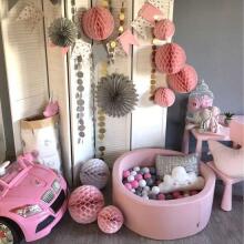 Meow Baby® Color Round Art. 104182 Juodas sausas baseinas be kamuolio