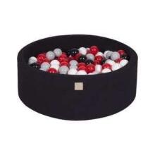 Meow Baby® Color Round Art. 104182 Juodas sausas baseinas be kamuolio