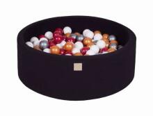 Meow Baby® Color Round Art. 104182 Juodas sausas baseinas be kamuolio