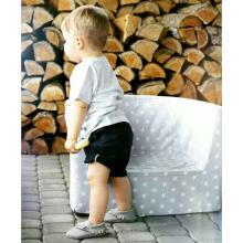 „Capri“ vaikiškos sofos minkšta sėdimoji sofa 100cm