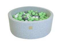 Meow Extra Balls Art.104227 Tamsiai žali baseino kamuoliukai Ø 7 cm, 50 vnt.