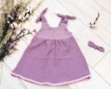 La bebe™ Muslin Art.104245 Girl's dress