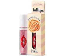 Sraigės „Lollips Caramel Candy Art.5939“ lūpų blizgesio karamelės desertas, 3ml