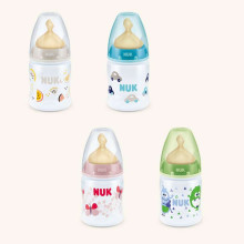 NUK First Choice Art.SK52 pudelīte ar  lateksa knupīti (0-6mēn.) , 150ml
