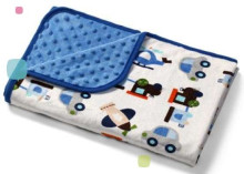 La bebe™ Minky Set 50x75/25x35 Art.104601 Комплект белья - мягкое двухсторонее одеяло-пледик из микрофибры + подушка