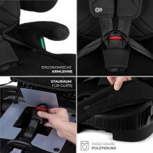 KinderKraft Fix2Go  i-Size Car Seat 76-150 cm Art.104696 Black Automobilinė kėdutė 9-36 kg