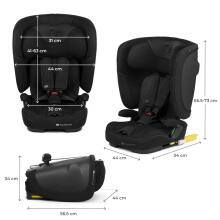 KinderKraft Fix2Go  i-Size Car Seat 76-150 cm Art.104696 Black Automobilinė kėdutė 9-36 kg