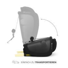KinderKraft Fix2Go  i-Size Car Seat 76-150 cm Art.104696 Black Automobilinė kėdutė 9-36 kg