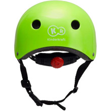 KinderKraft'18 Safety Green Art.KKZKASKSAFGRE0 Сертифицированный, регулируемый шлем для детей  M (48-52 cm)