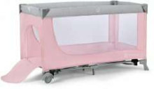 KinderKraft'22 Leody Pink Art.KCLEOD00PNK00AC  Двухярусная детская кроватка для путешествий