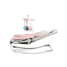 KinderKraft'18 Felio Art.KKBFELIPNK0000 Rožinė Stilinga kūdikio supamoji kėdė su muzika ir vibracija