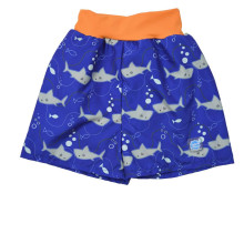 Splash About Happy Nappy  Shark Orange Dot Art.HNBSSO Pludmales šorti ar autiņbiksītēm