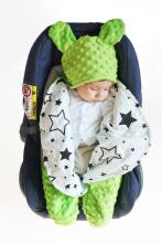 Baby Love Minky Beige 104793 kūdikio konversija rankomis ir kojomis