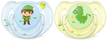 Philips Avent Classic Art.SCF169/44 Silicone Soothers 6-18m, 2 pcs
