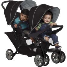 „Graco Stadium Duo“ Art.6L199BGRU „Black Grey Twin“ sportinis vežimėlis