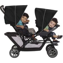 „Graco Stadium Duo“ Art.6L199BGRU „Black Grey Twin“ sportinis vežimėlis