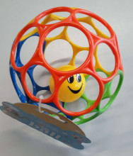 BebeBee Ball Rattle Art.294502  Сгибающийся мячик