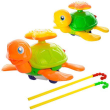 BebeBee  Art.294527 Bērnu stumjamā rotaļlieta uz kociņa Bruņurupucis