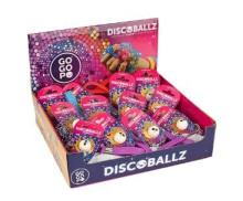 Kids Krafts Gooballz  Coloured Disco Art.GP218 Mīkstā antistresa- bumbiņa ar turētaju