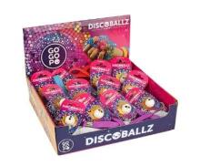 „Kids Krafts Gooballz“ spalvos diskoteka Art.GP218 Minkštas antistresinis kamuolys su laikikliu