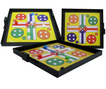 BebeBee Magnetic Board Art.294495 Magnētiskā ceļojuma galda spēle šahs 3 in 1 (Šahs, Ludo, Cirks)