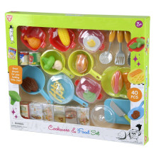 Playgo Cookware Art.3740  Набор посуды с продуктами