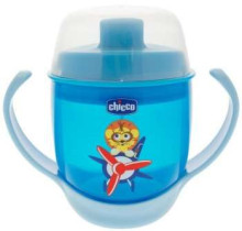 Chicco Soft Cup Art.06824.12  Blue Поильник для прогулок  180 мл, 12м+
