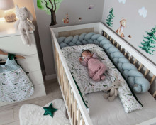La bebe™ Babynest Art.106026 Premium Garden Ligzdiņa - kokons jaundzimušajiem Babynest